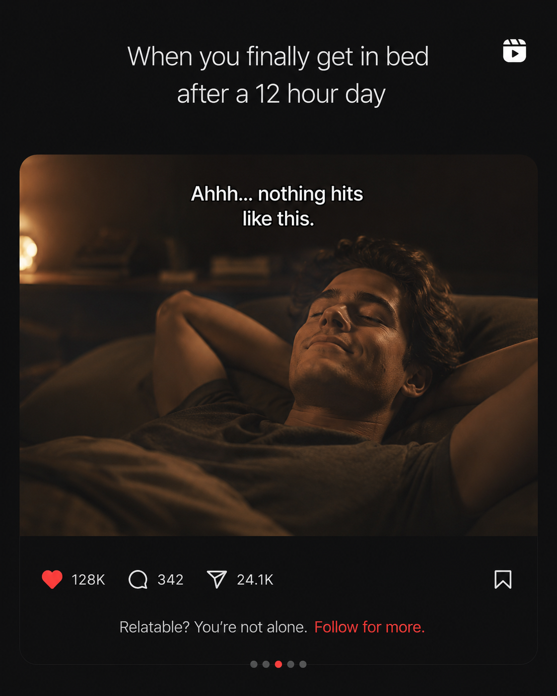 Meme and clip page style example