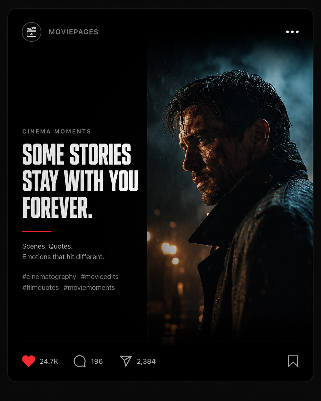 Movie page style example